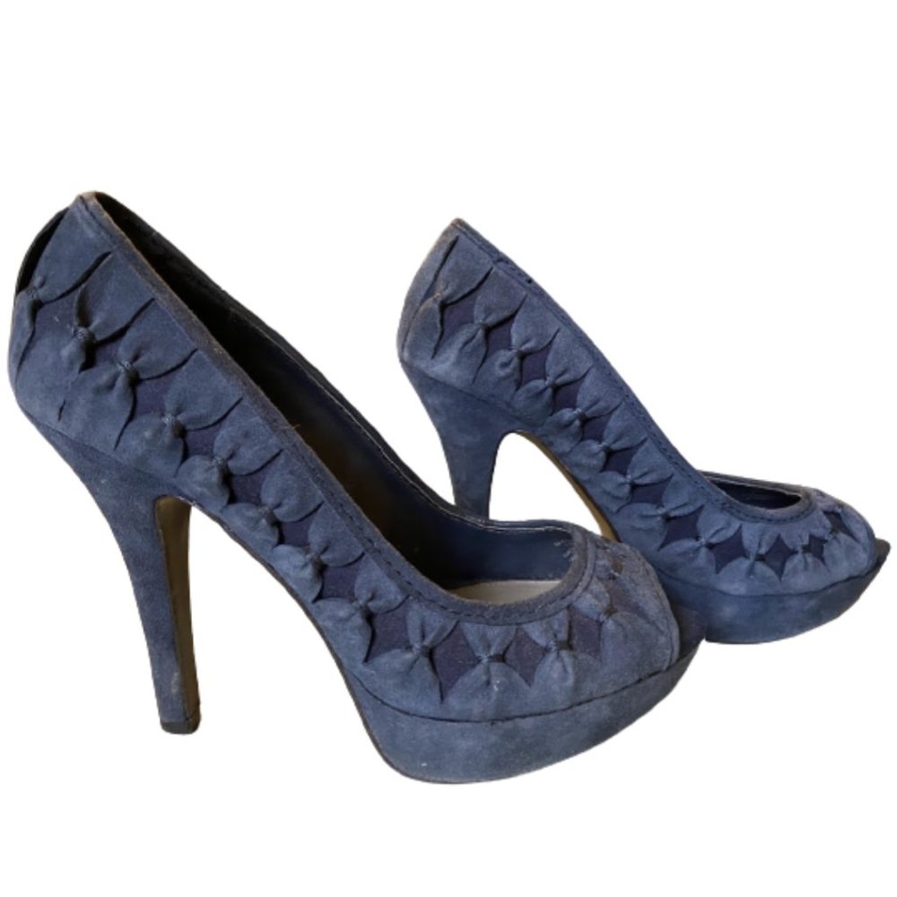 Navy Blue Zara 4" Heels Size 39